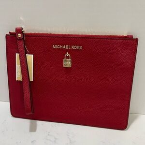 Michael Kors Red Wristlet